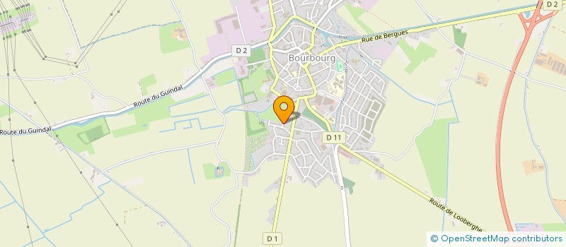 localisation de l'entreprise AQS PROPRETE  BOURBOURG