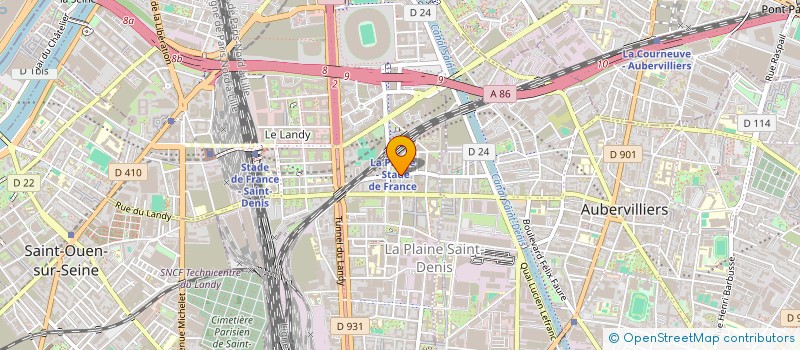 localisation de l'entreprise AQSA à SAINT-DENIS