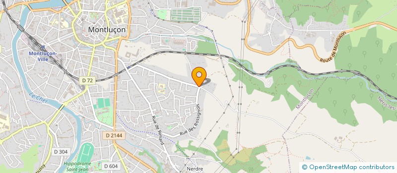 localisation de l'entreprise AQSELLENCE  MONTLUCON