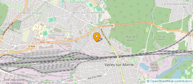 localisation de l'entreprise AQT COORDINATION  VAIRES-SUR-MARNE