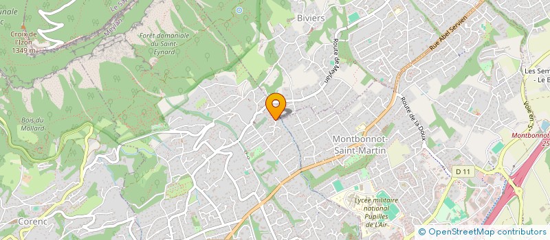 localisation de l'entreprise AQTB à MEYLAN
