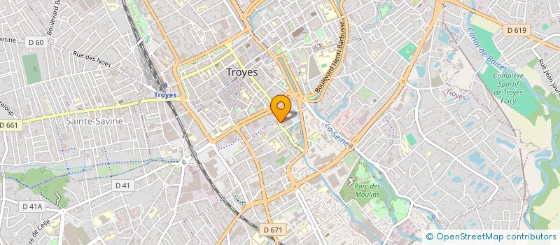 localisation de l'entreprise AQTIVE à TROYES
