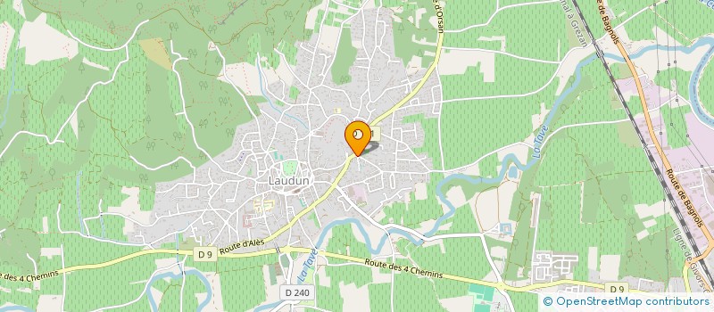 localisation de l'entreprise AQTVT  LAUDUN-L'ARDOISE