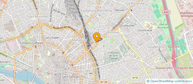 localisation de l'entreprise AQTYS à TOULOUSE