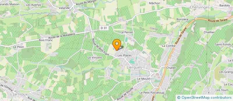 localisation de l'entreprise AQUA 2 à PORTE-DES-PIERRES-DOREES