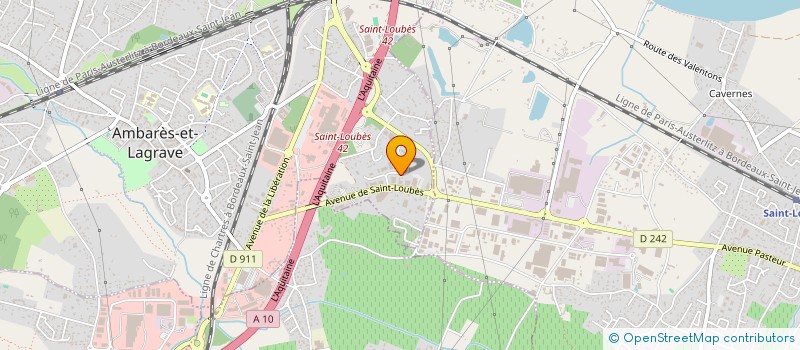 localisation de l'entreprise AQUA 33  AMBARES-ET-LAGRAVE