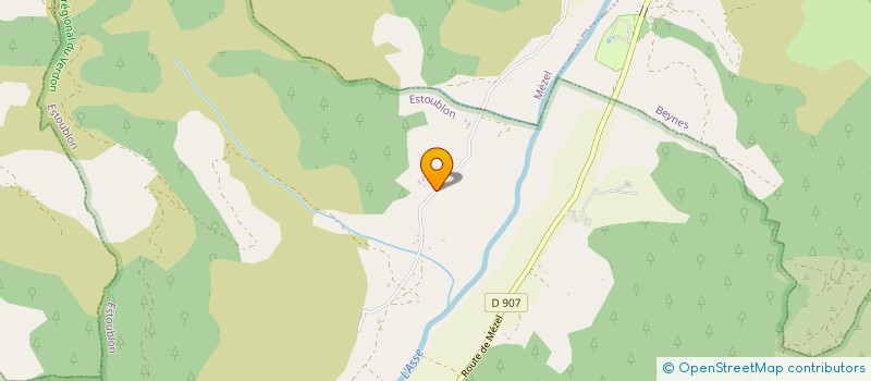 localisation de l'entreprise AQUA  MEZEL