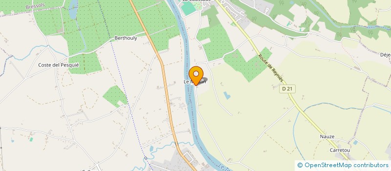 localisation de l'entreprise AQUA 64  CORBARIEU