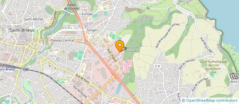 localisation de l'entreprise AQUA 95  SAINT-BRIEUC