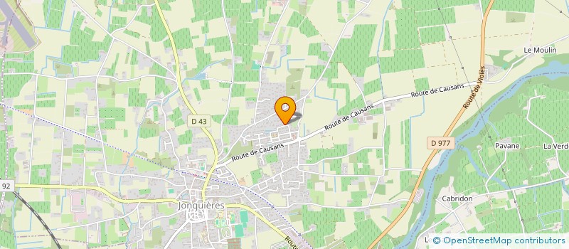 localisation de l'entreprise AQUA  JONQUIERES