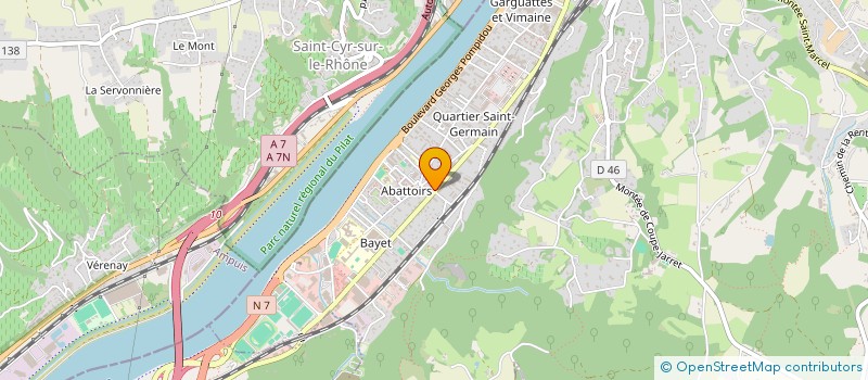 localisation de l'entreprise AQUA AFFINAGE EUROPEEN à VIENNE