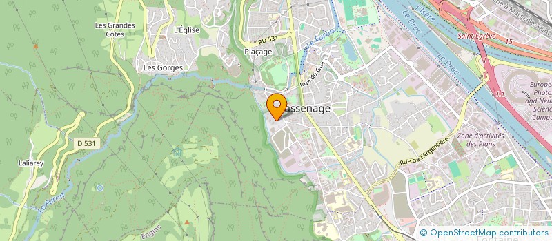 localisation de l'entreprise AQUA ALPES  SASSENAGE