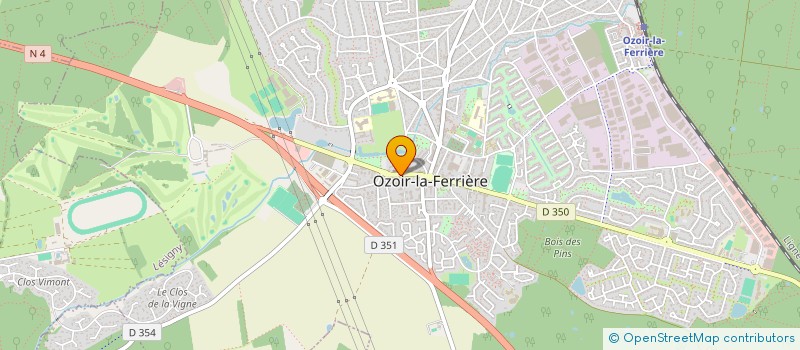 localisation de l'entreprise AQUA BEAUTE SARL  OZOIR-LA-FERRIERE