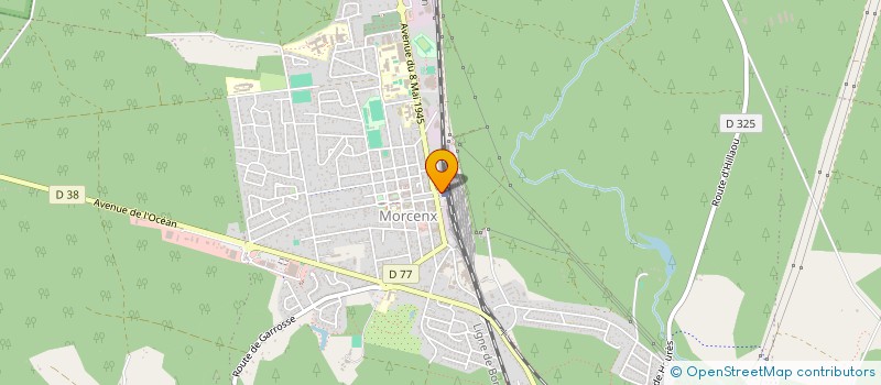 localisation de l'entreprise AQUA BIO AQUITAINE  MORCENX-LA-NOUVELLE