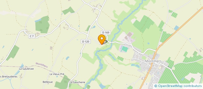 localisation de l'entreprise AQUA BIO PAYSAGES  MONTILLIERS