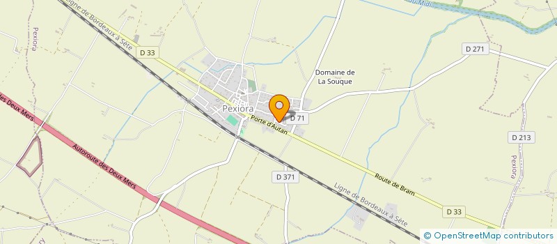 localisation de l'entreprise AQUA BRAM PISCINES à BRAM