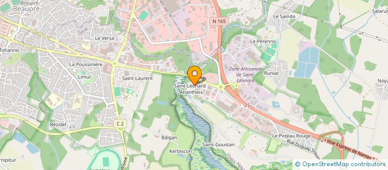 localisation de l'entreprise AQUA BREIZH à THEIX-NOYALO