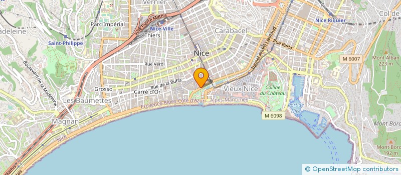 localisation de l'entreprise AQUA CAR à NICE