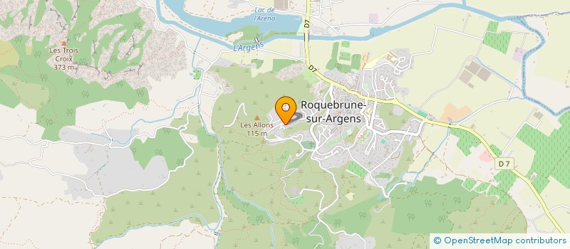 localisation de l'entreprise AQUA CAREN ENERGIES à ROQUEBRUNE-SUR-ARGENS