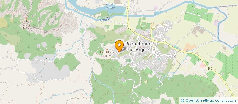 localisation de l'entreprise AQUA CAREN FAMILY  ROQUEBRUNE-SUR-ARGENS