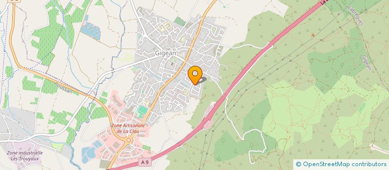 localisation de l'entreprise AQUA CHALEUR  GIGEAN