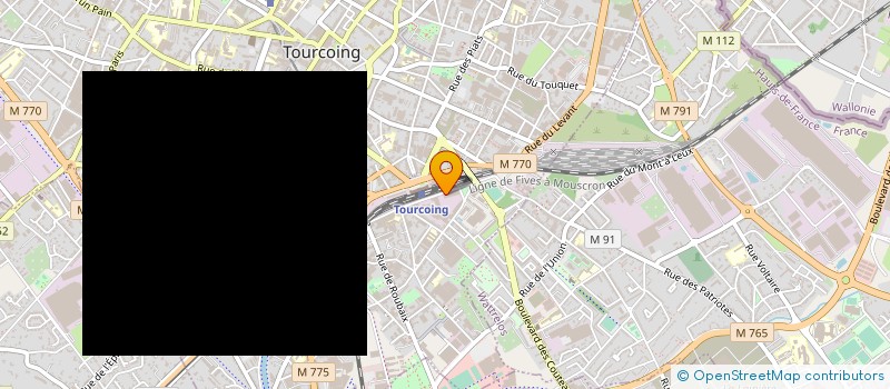 localisation de l'entreprise AQUA CHAUF à TOURCOING