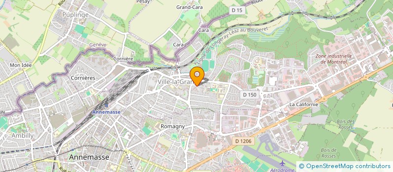 localisation de l'entreprise AQUA CHAUFF  VILLE-LA-GRAND