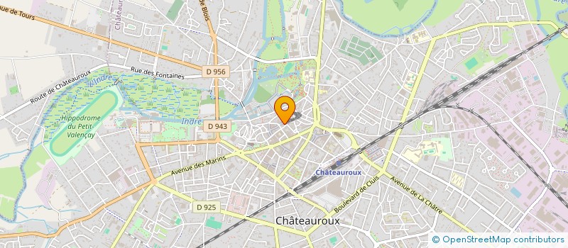 localisation de l'entreprise AQUA'CHAUFFE 36 à CHATEAUROUX