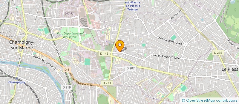 localisation de l'entreprise AQUA CHAUFFE CONCEPT à CHAMPIGNY-SUR-MARNE