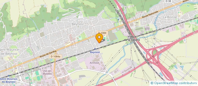 localisation de l'entreprise AQUA CLEAN  BEYNOST