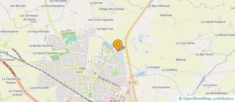 localisation de l'entreprise AQUA CLUB JANZEEN  JANZE