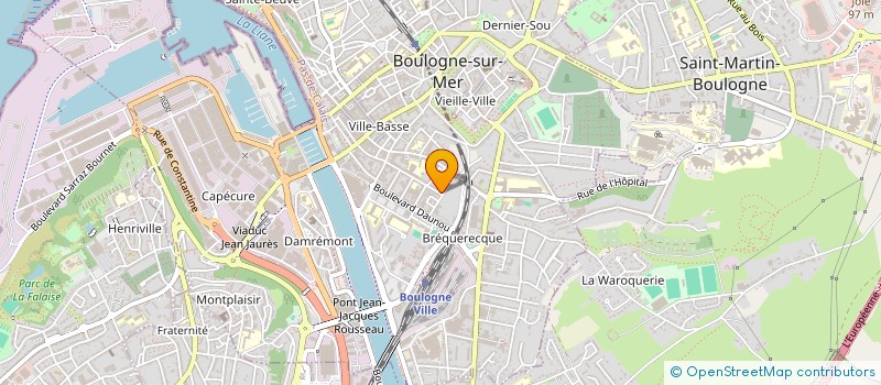 localisation de l'entreprise AQUA CONCEPT à BOULOGNE SUR MER