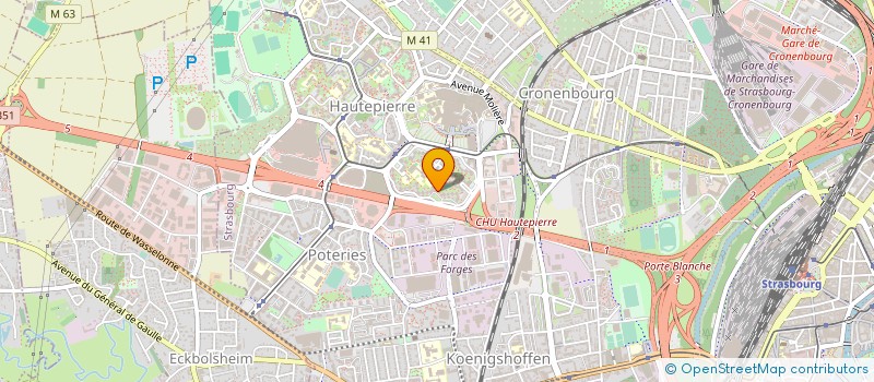 localisation de l'entreprise AQUA CONCEPT à STRASBOURG