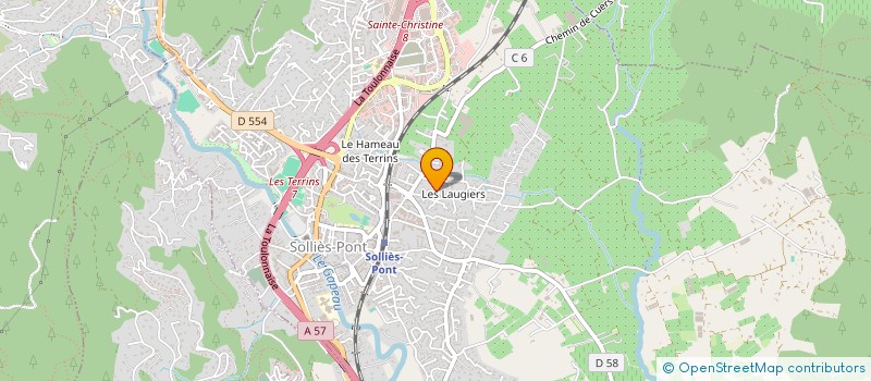 localisation de l'entreprise AQUA CONCEPT SERVICE  SOLLIES-PONT