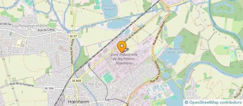 localisation de l'entreprise AQUA CONSEIL ALSACE à BISCHHEIM