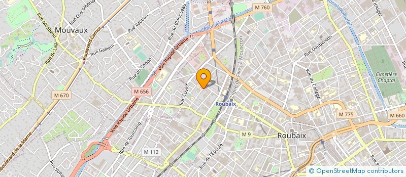 localisation de l'entreprise AQUA CONTROL  ROUBAIX