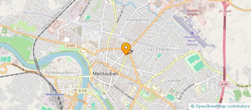 localisation de l'entreprise AQUA'CS à MONTAUBAN