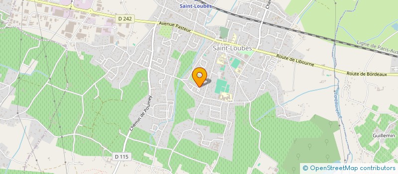 localisation de l'entreprise AQUA DESIGN AQUITAINE à SAINT-LOUBES
