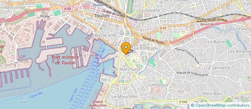 localisation de l'entreprise AQUA-DETECT  TOULON