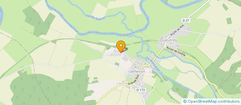 localisation de l'entreprise AQUA DJO  VELLEXON-QUEUTREY-ET-VAUDEY