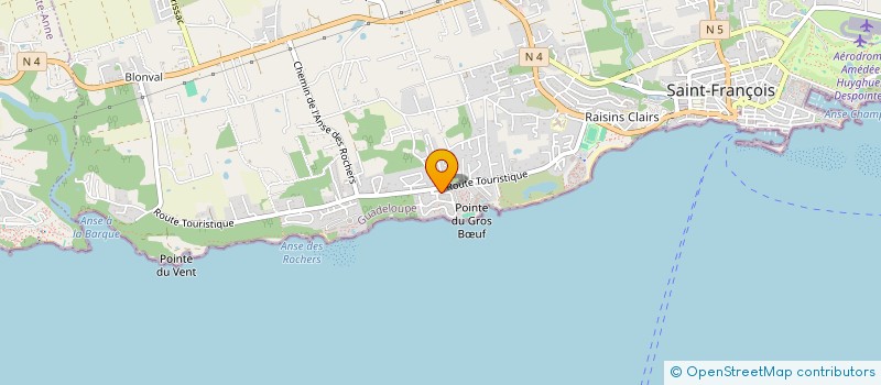 localisation de l'entreprise AQUA DOM INGENIERIE SARL  SAINT-FRANCOIS