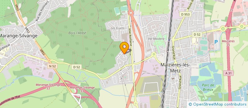 localisation de l'entreprise AQUA ELEC  MAIZIERES-LES-METZ