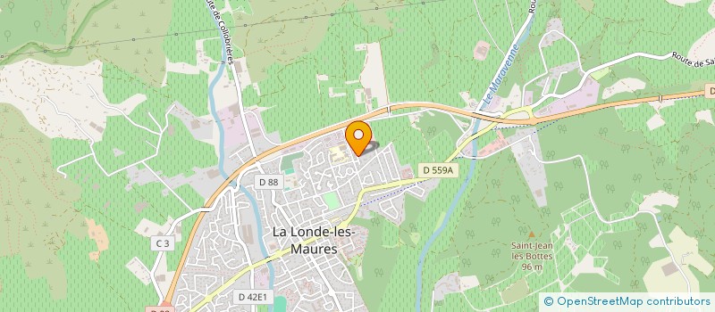 localisation de l'entreprise AQUA ET SPORTS LA LONDE à LA LONDE-LES-MAURES