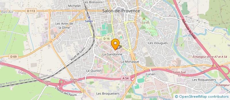 localisation de l'entreprise AQUA FACTORY PROVENCE à SALON-DE-PROVENCE