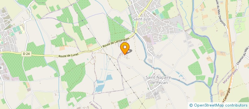 localisation de l'entreprise AQUA FIT DANCE  SAINT-NAZAIRE-DE-PEZAN