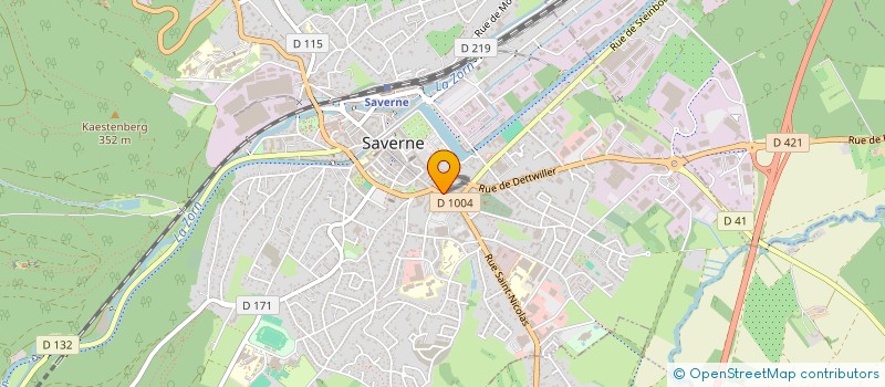 localisation de l'entreprise AQUA FIT LIFE  SAVERNE