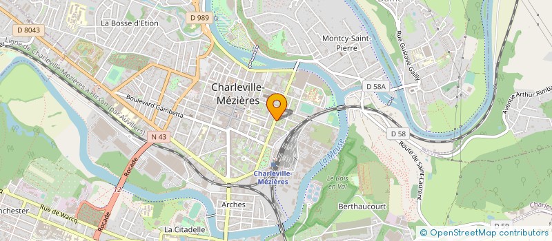 localisation de l'entreprise AQUA FOREST  CHARLEVILLE-MEZIERES