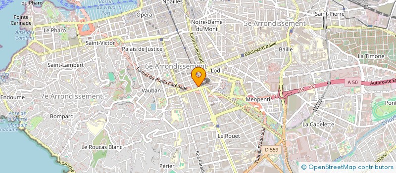 localisation de l'entreprise AQUA FUN à MARSEILLE