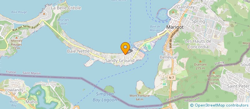 localisation de l'entreprise AQUA FUSION  SAINT-MARTIN