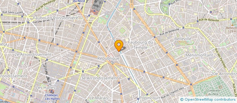 localisation de l'entreprise AQUA-GAL à PARIS